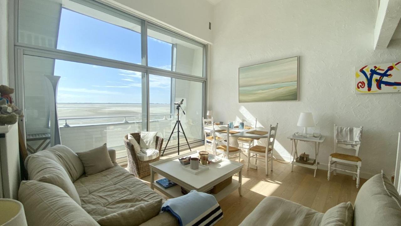 Apartamento Les Pieds Dans L'Eau, Vue Sur La Baie Pour 6 Pers Le Crotoy Exterior foto